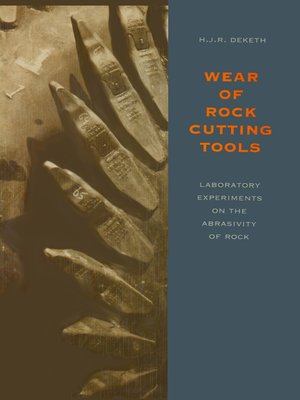 cover image of Wear of Rock Cutting Tools